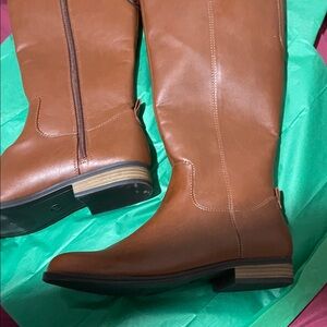 Women's Tan Leather Boots